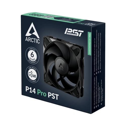 Arctic P14 Pro PST 140mm Single Pack Cabinet Fan